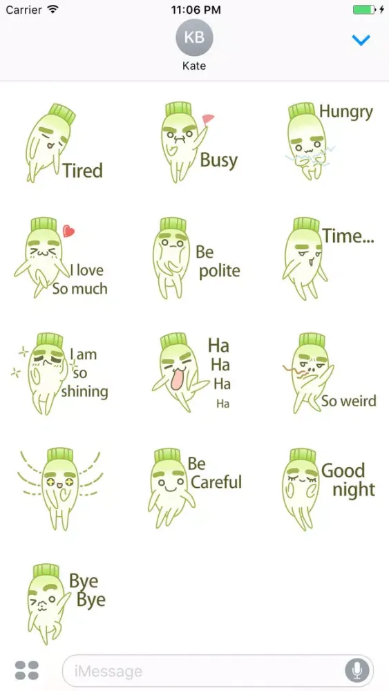 Pluto The Uncle Radish Stickers Ekran Görüntüleri