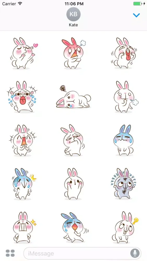 Rascal The Cute Little Rabbit Stickers應用截圖
