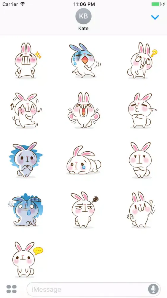 Rascal The Cute Little Rabbit Stickers應用截圖