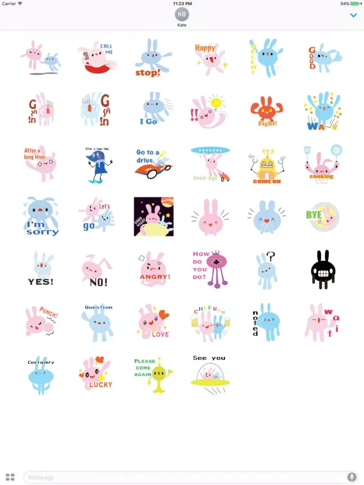 Ruby And Friends Stickers iPad  Screenshots