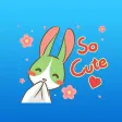 Sapphire The Little Green Bunny English Stickers Sapphire The Little Green Bunny English Stickers