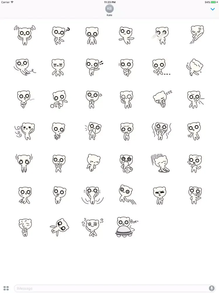Capturas de pantalla de Spud The Alien Boy On Earth Stickers iPad 