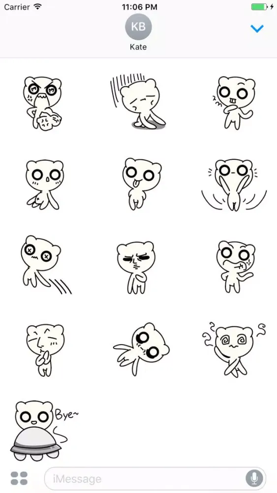 Capturas de pantalla de Spud The Alien Boy On Earth Stickers