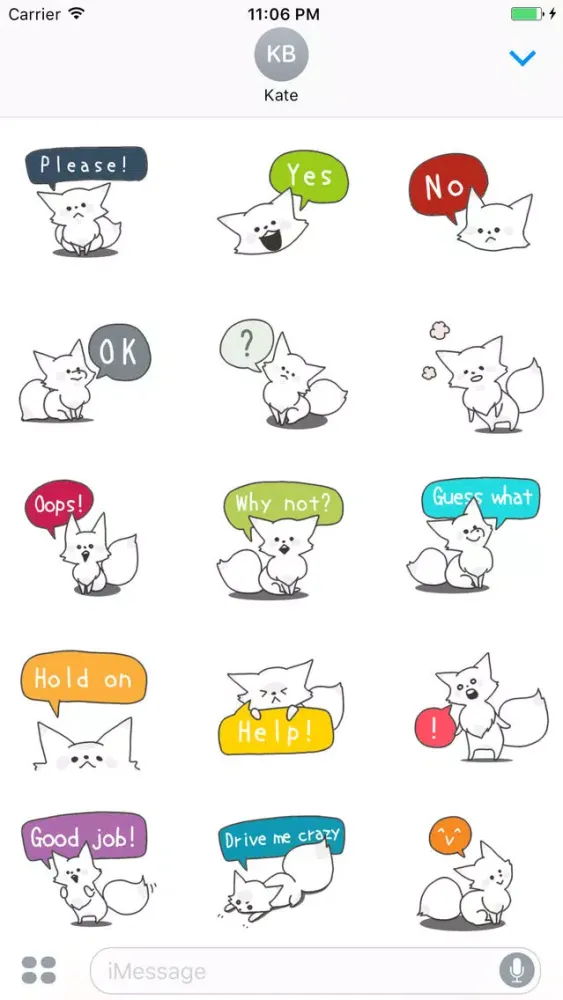 Stella The Little Snow Fox English Stickers Screenshots