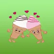 The Happy Ice Cream Stickers
