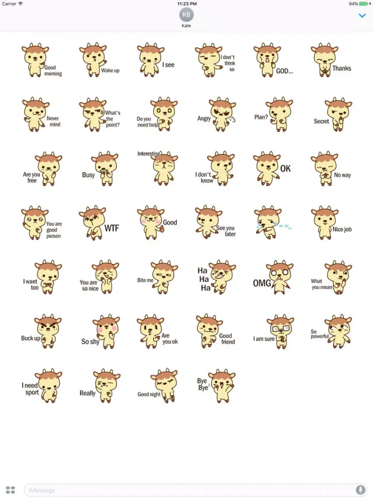 The Litte Pudding Cow iPad  سکرین شاٹس