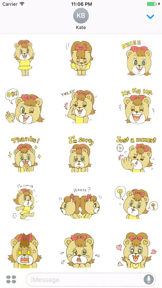 Trixie The Lovely Cat Stickers应用截图