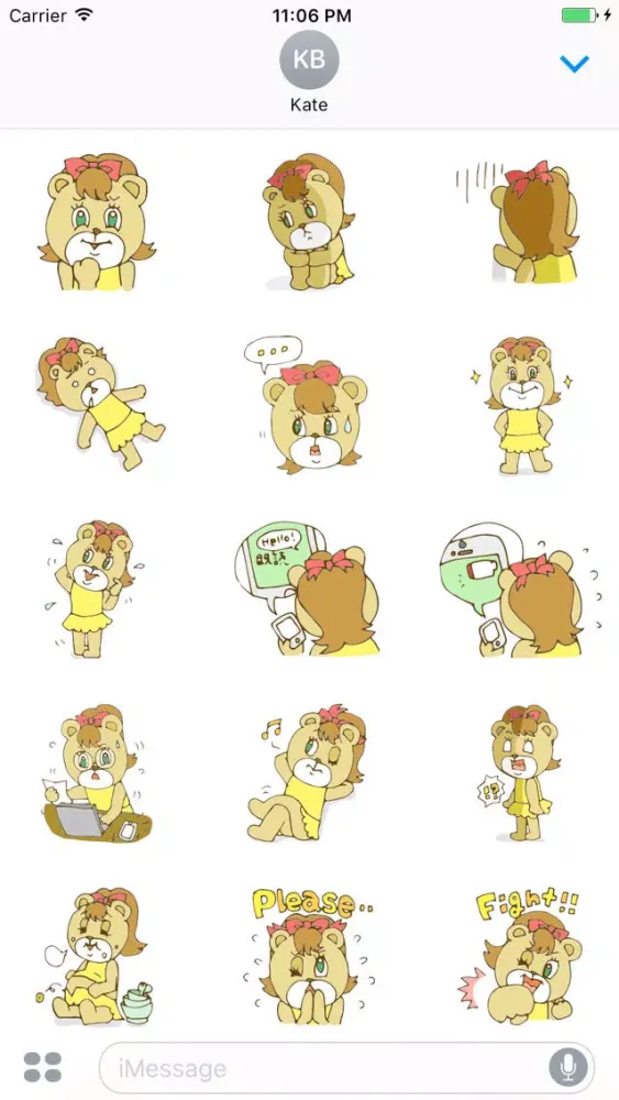 Trixie The Lovely Cat Stickers应用截图