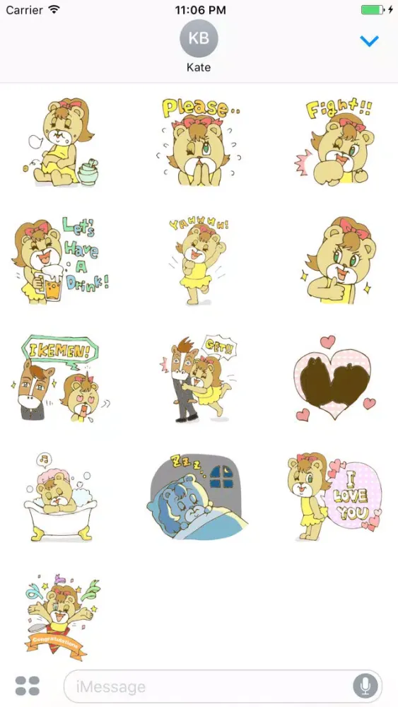 Trixie The Lovely Cat Stickers应用截图