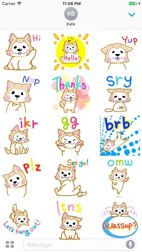 Yogi the naughty dog stickers Screenshots