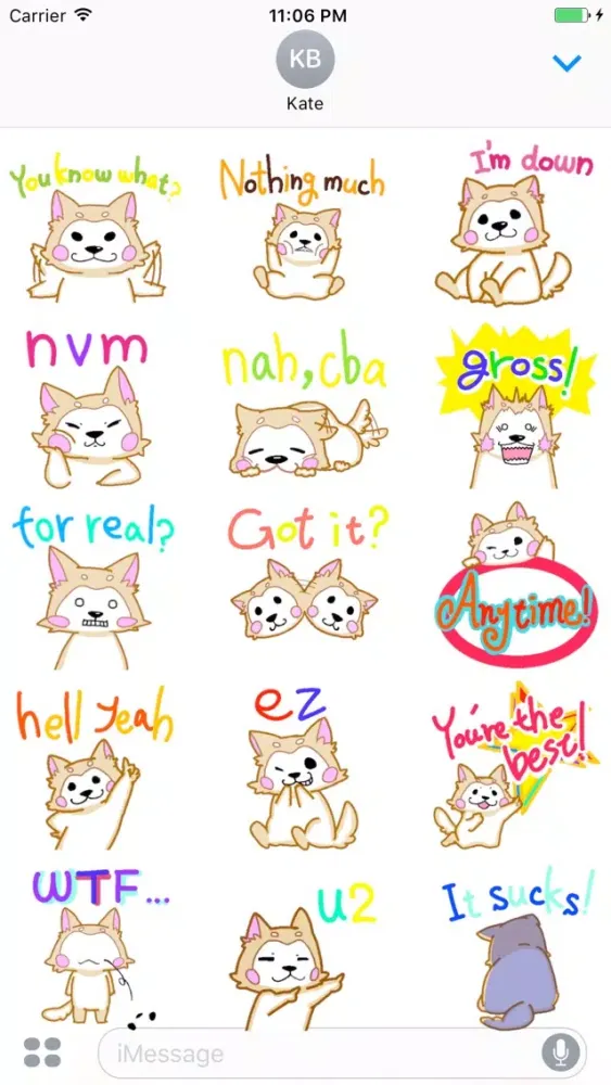Yogi the naughty dog stickers Screenshots
