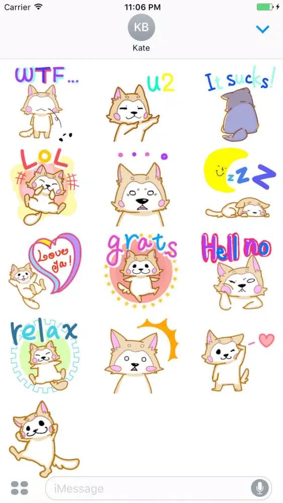 Yogi the naughty dog stickers Screenshots