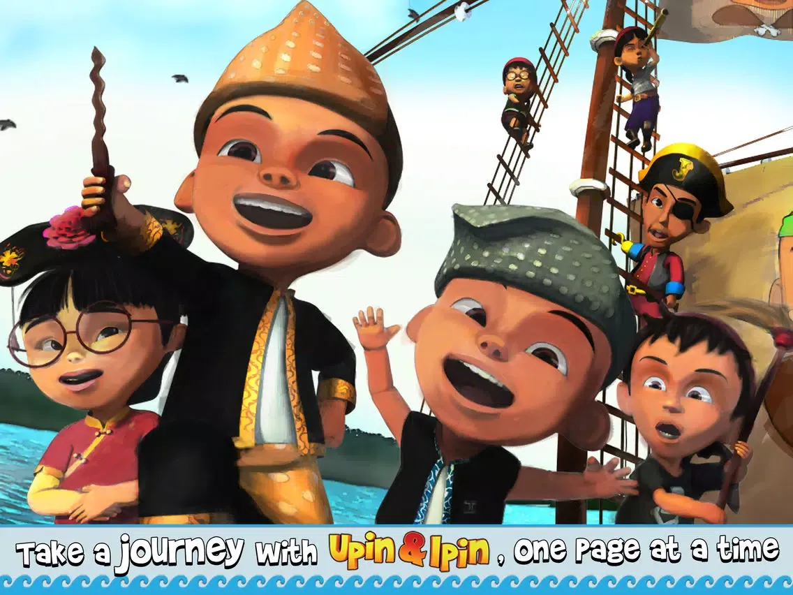 Ảnh chụp màn hình của Storybook Upin & Ipin iPad 