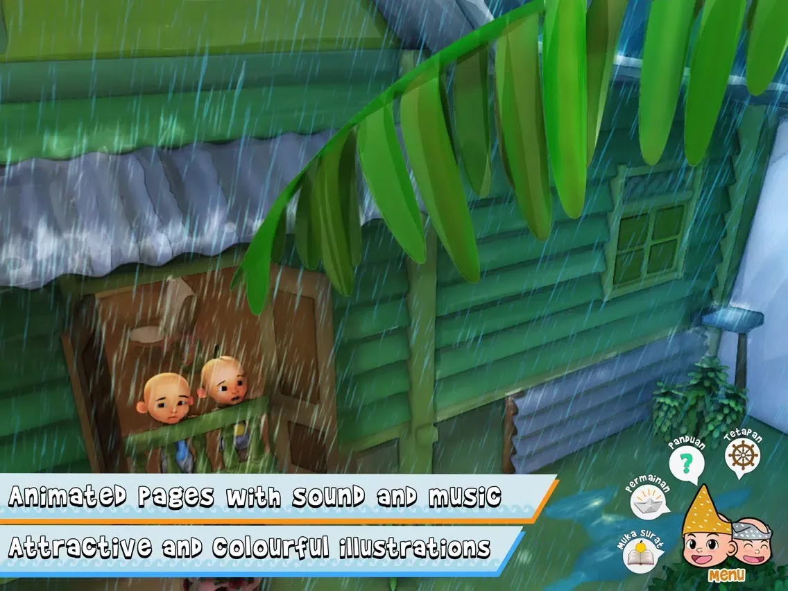 Ảnh chụp màn hình của Storybook Upin & Ipin iPad 