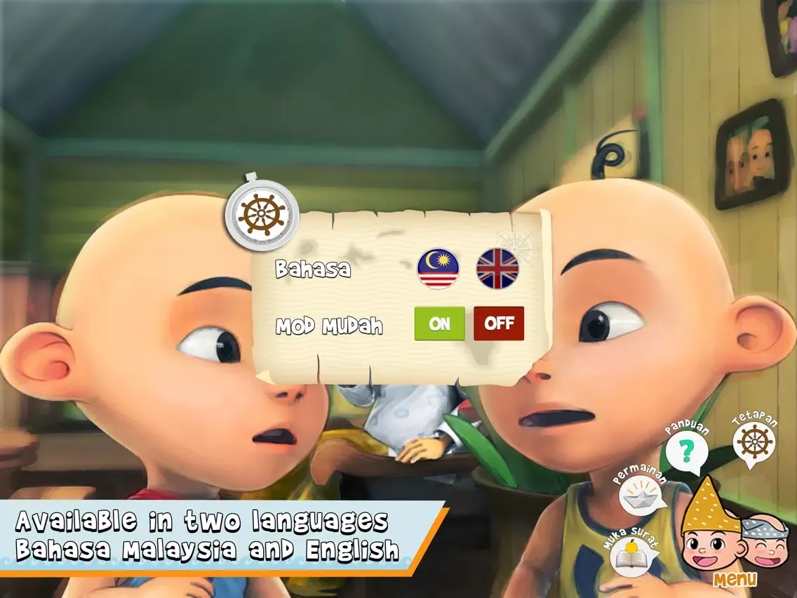 Ảnh chụp màn hình của Storybook Upin & Ipin iPad 