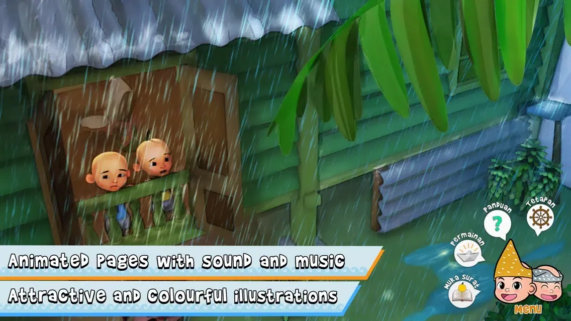Ảnh chụp màn hình của Storybook Upin & Ipin