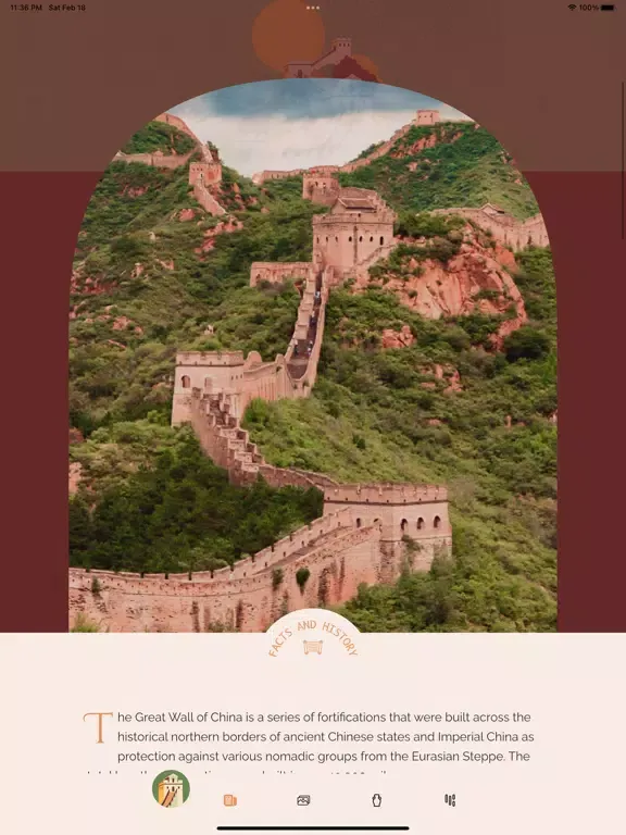 TheGreatWallAndPetra iPad  Screenshots