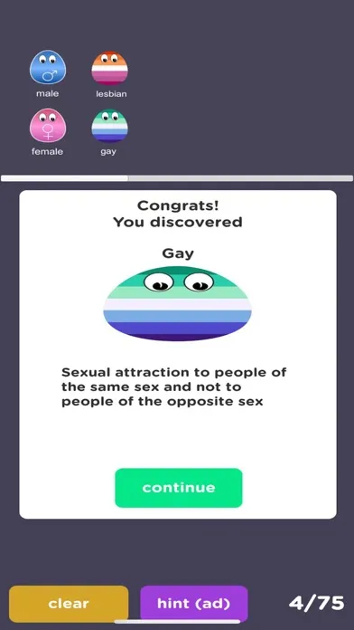 LGBT Quiz Flags Merge Screenshots