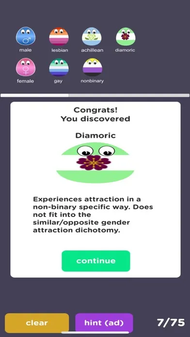 LGBT Quiz Flags Merge Screenshots