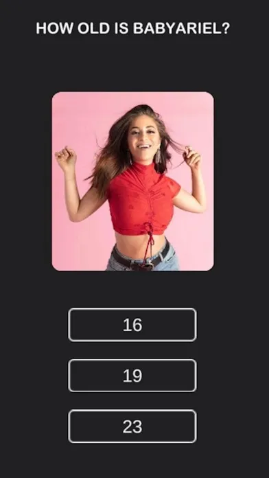 Capturas de tela do TikQuiz - What's my Age?