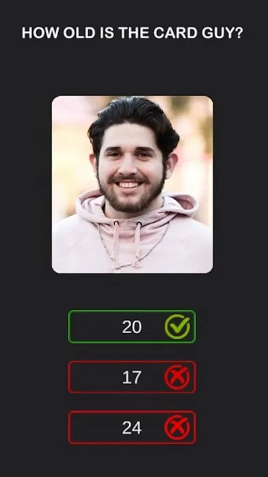 Capturas de tela do TikQuiz - What's my Age?