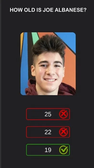 Capturas de tela do TikQuiz - What's my Age?