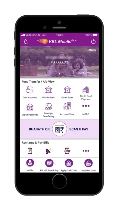 Capturas de tela do KBL MOBILE Plus