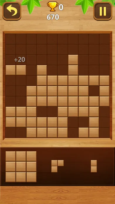 Tangkapan layar Wood block puzzle : classic
