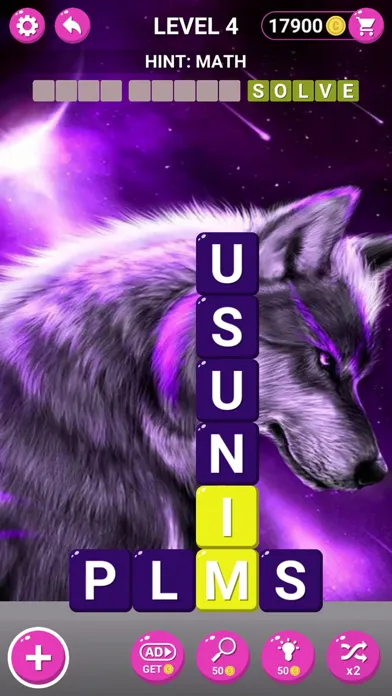 ภาพหน้าจอของ Word Blocks Puzzle: Word Games