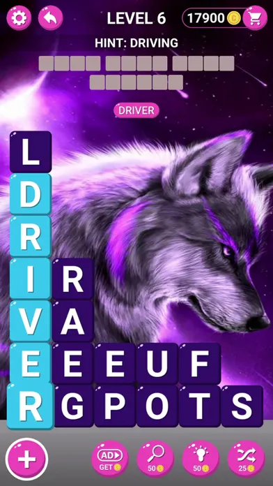 ภาพหน้าจอของ Word Blocks Puzzle: Word Games