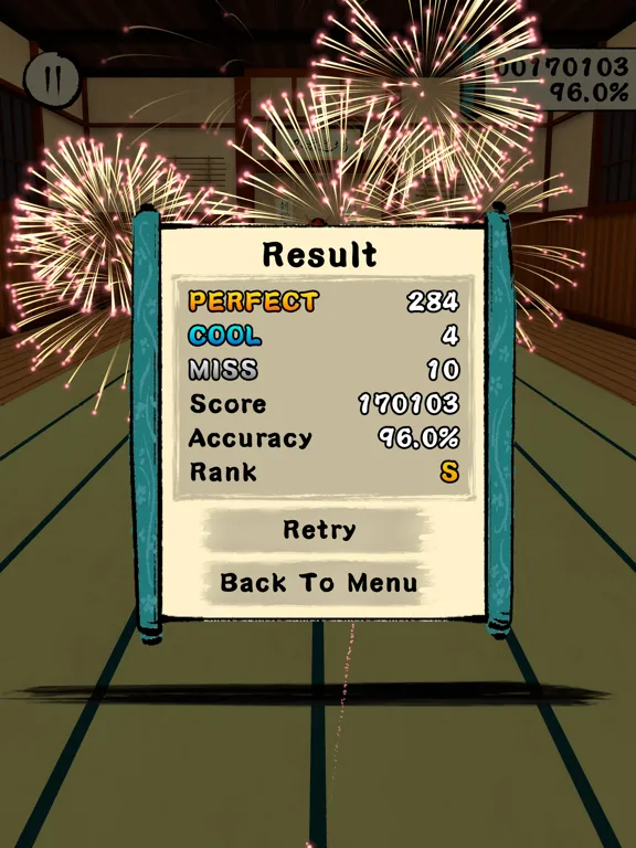 Tangkapan skrin Ninja Dojo iPad 