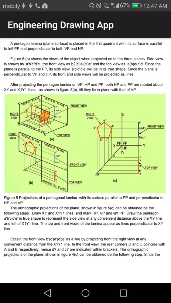 Engineering Drawing App Screenshots