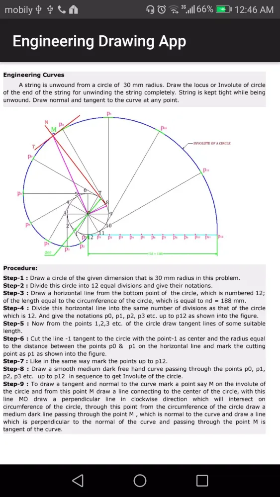 Engineering Drawing App Screenshots