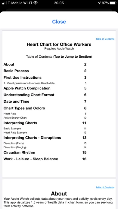 Captures d'écran de Heart Chart for Office Workers