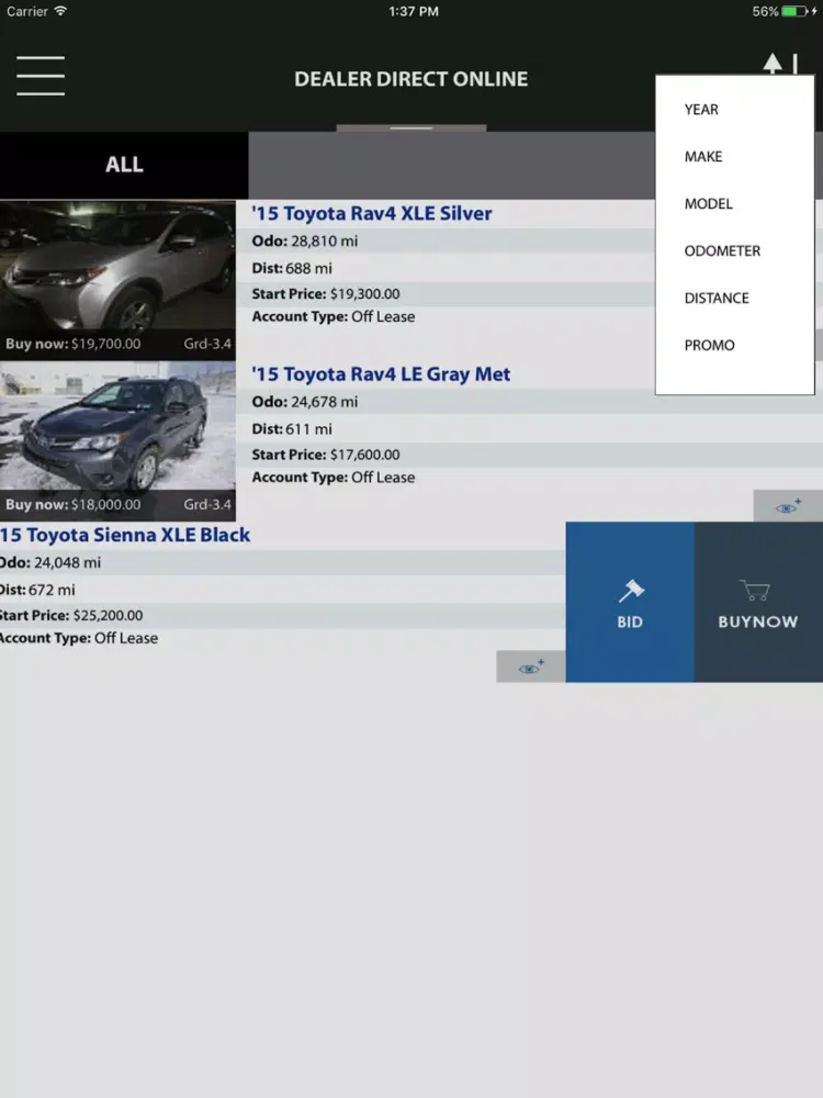 Lexus Dealer Direct iPad  Screenshots