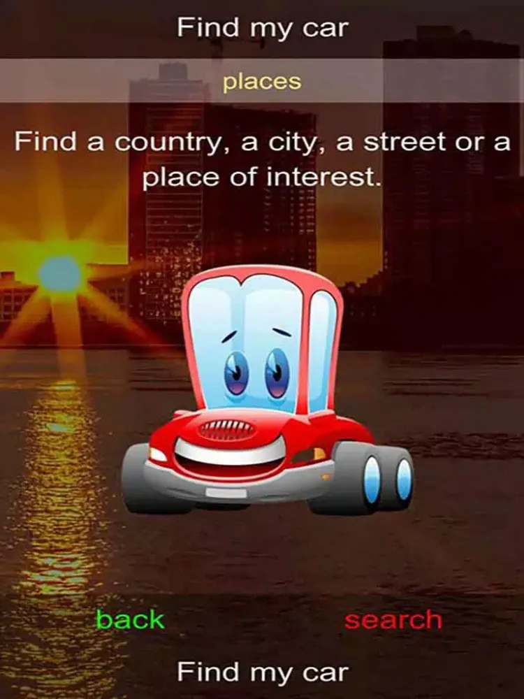 Find my car - save your position iPad  سکرین شاٹس