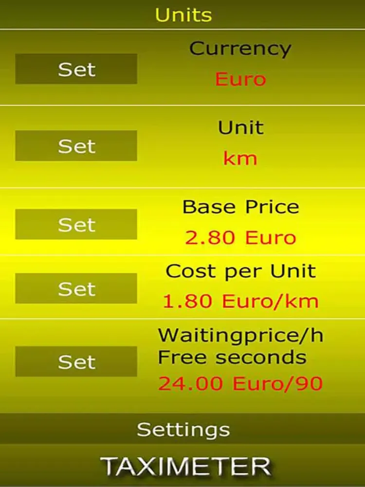 Taximeter Digital iPad  Ekran Görüntüleri