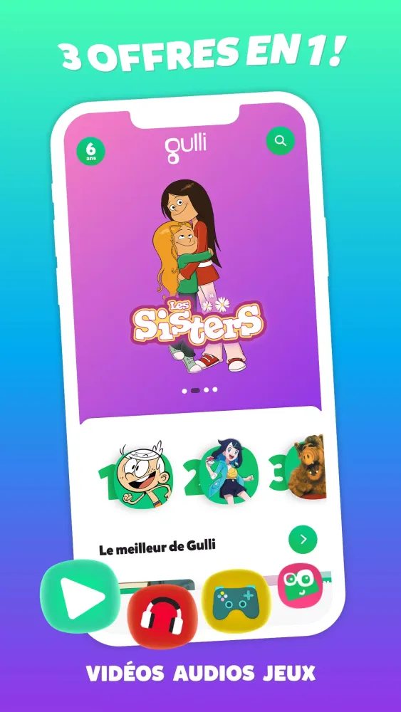 Gulli, Vidéos, Audios et Jeux Screenshots