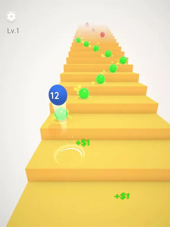 Stair Balls Fever iPad  Screenshots