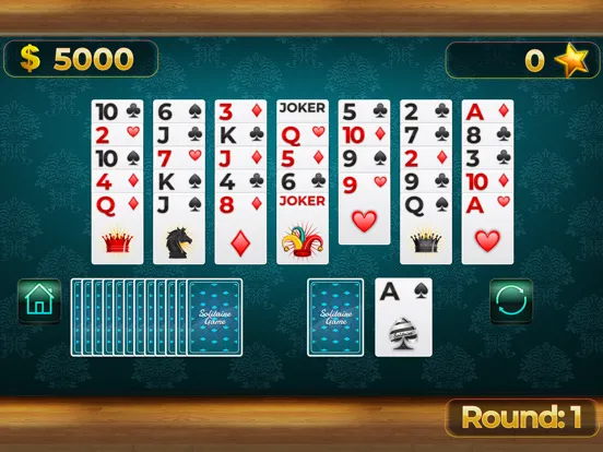 #1 Classic Solitaire card game iPad  स्क्रीनशॉट