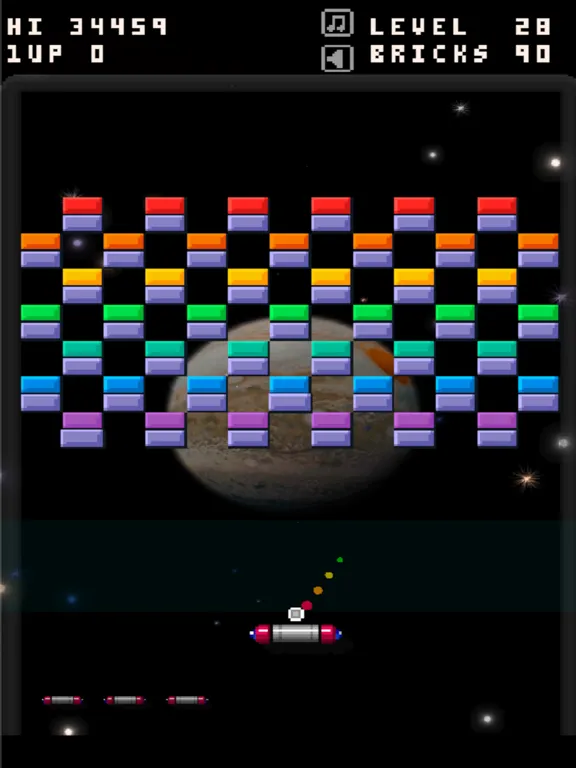 Space Arkanoid 2600 iPad  스크린샷
