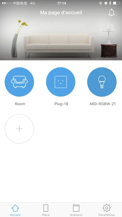 Ảnh chụp màn hình của BLE Smart Home