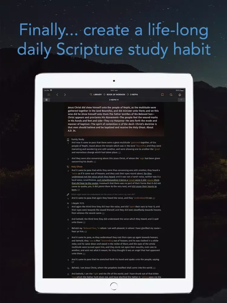 LDS Scriptures Pro iPad 应用截图