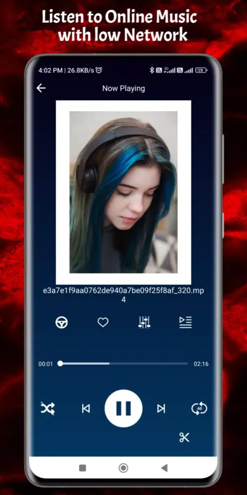 Capturas de tela do Royal Music Player