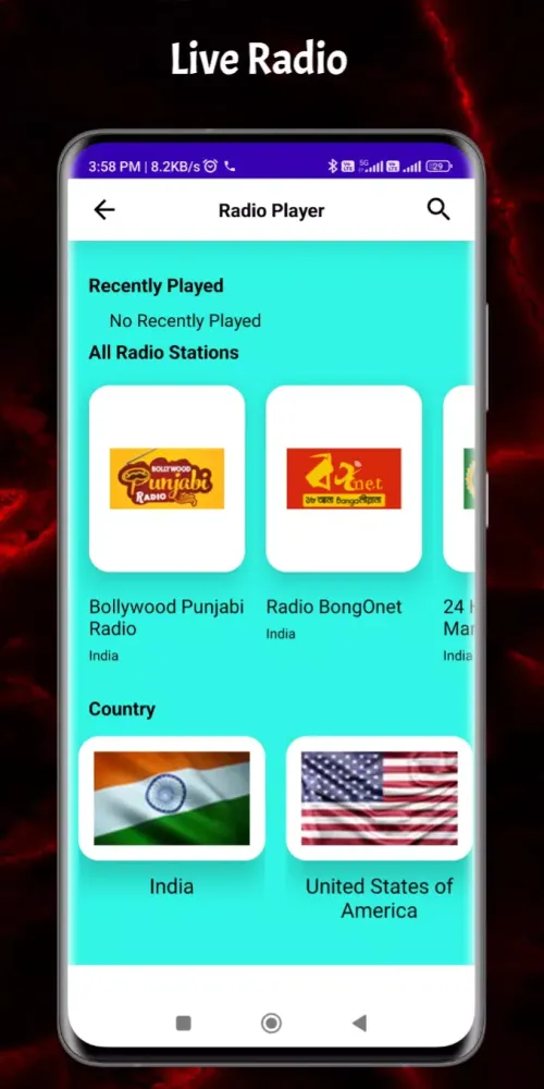 Capturas de tela do Royal Music Player