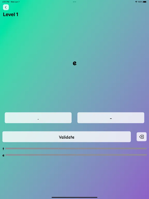 Morse Code Translator, Trainer iPad 应用截图