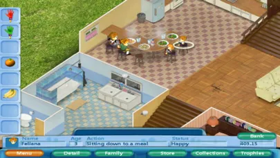 Capturas de tela do Virtual Families
