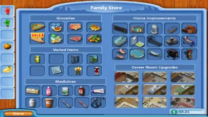 Capturas de tela do Virtual Families