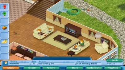 Capturas de tela do Virtual Families