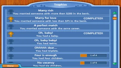 Capturas de tela do Virtual Families